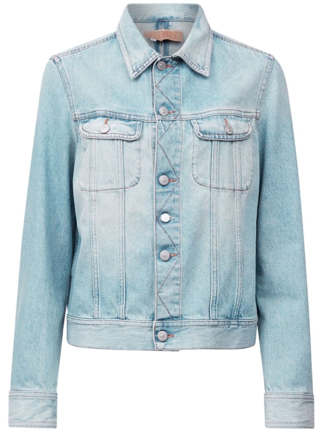 

Пиджак с вырезом MM6 Maison Margiela, синий