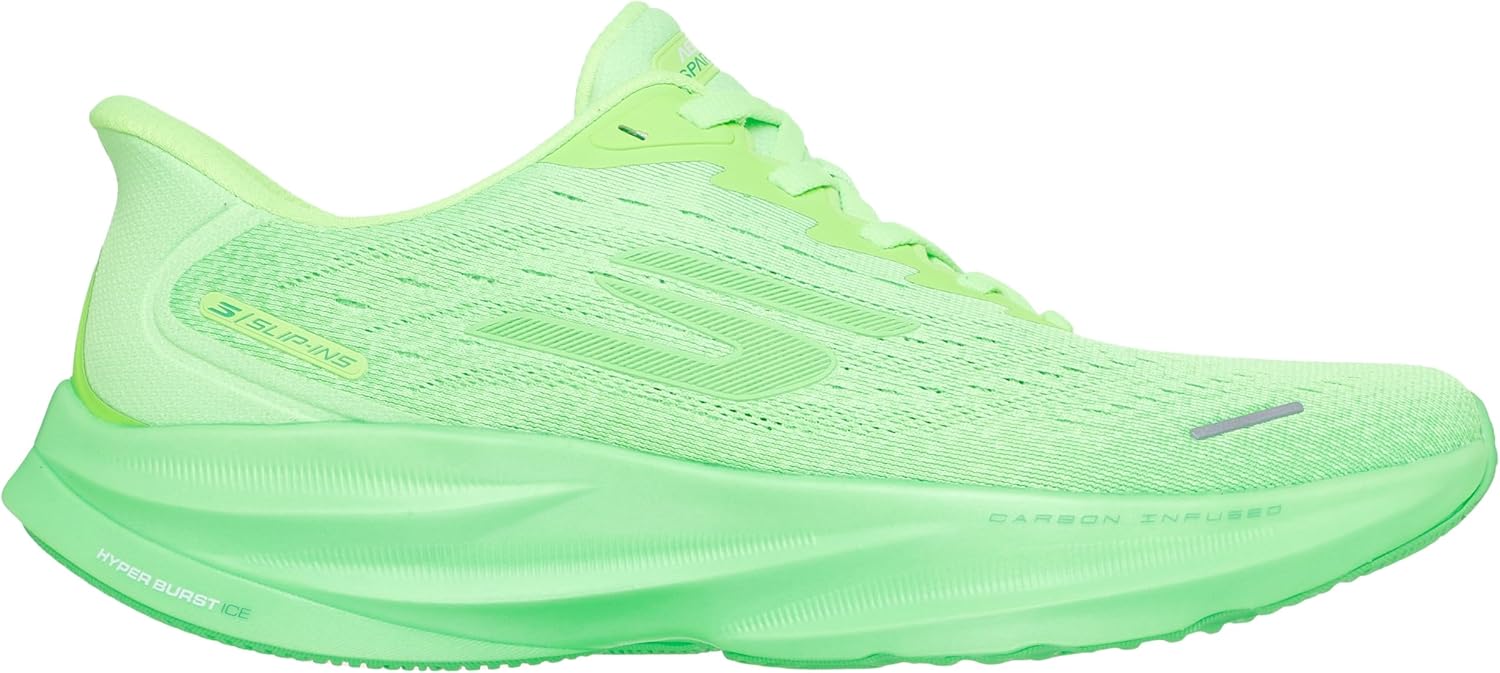 Мужские слипоны Skechers Aero Spark без шнурков, Neon Lime/Multi — фото 4