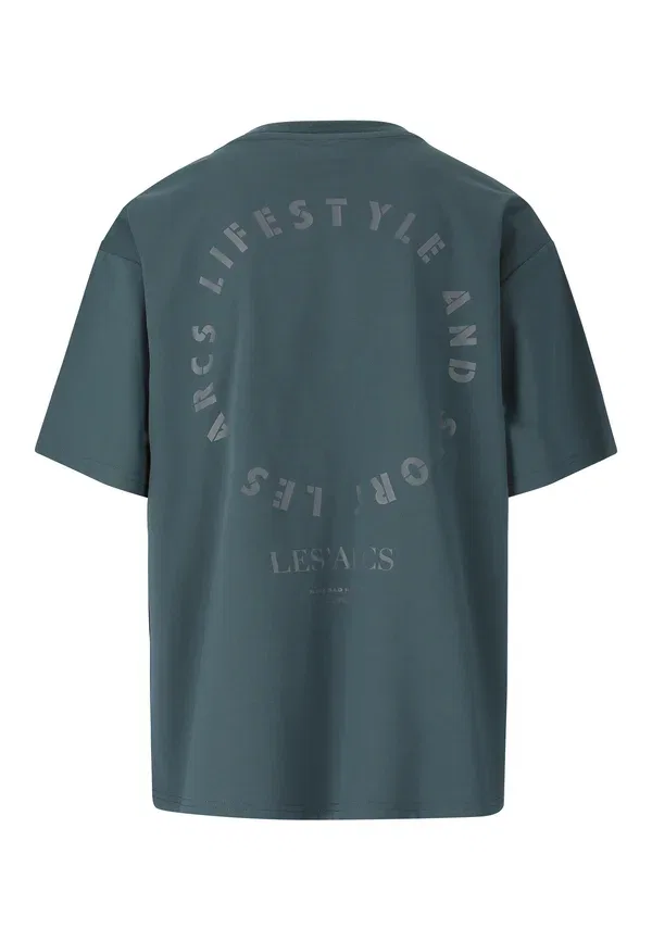Футболка ziller print t-shirt Les'Arcs, стратифицированное море — фото 2
