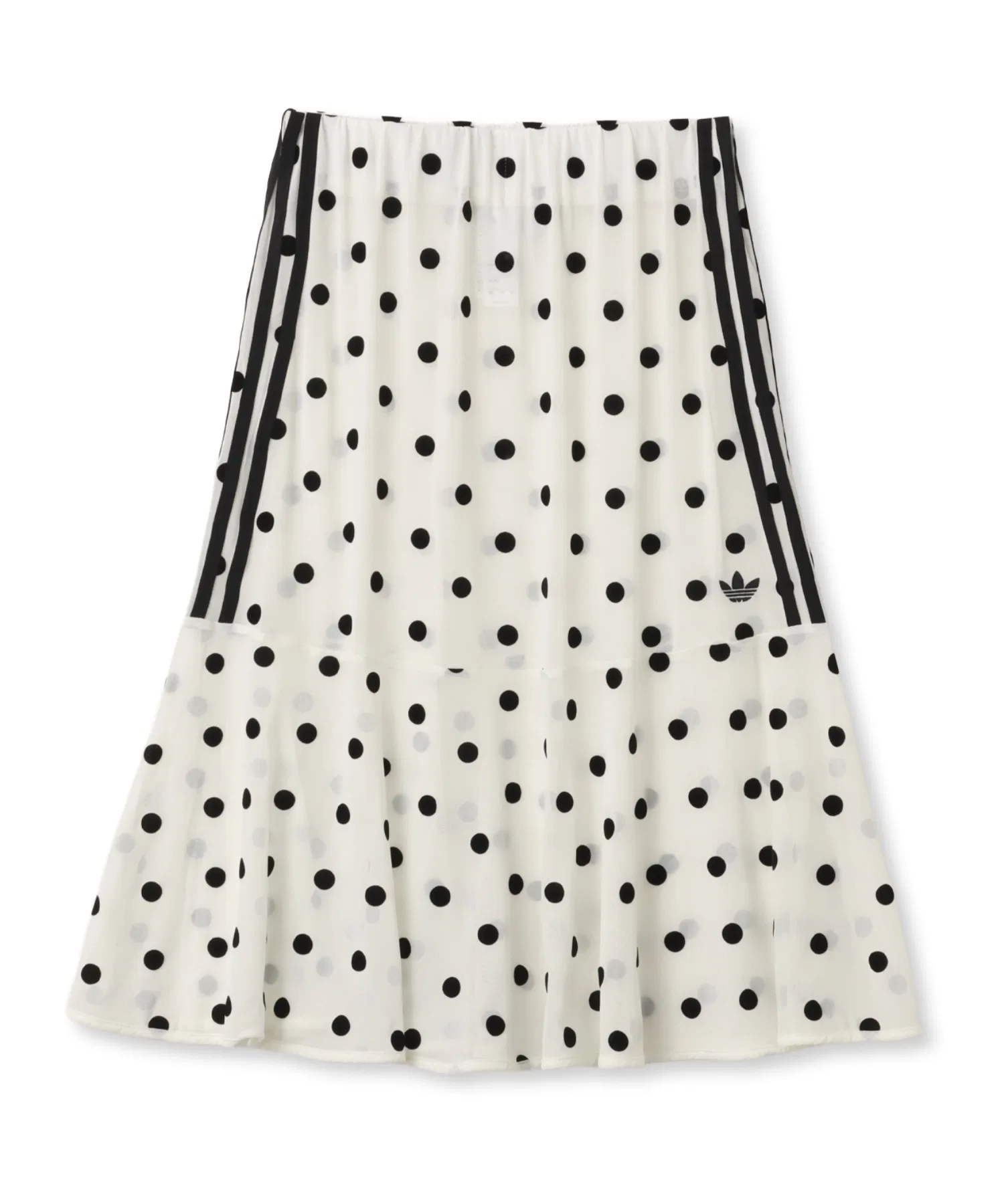 Женская юбка в горошек adidas SHEER POLKA DOTS белая