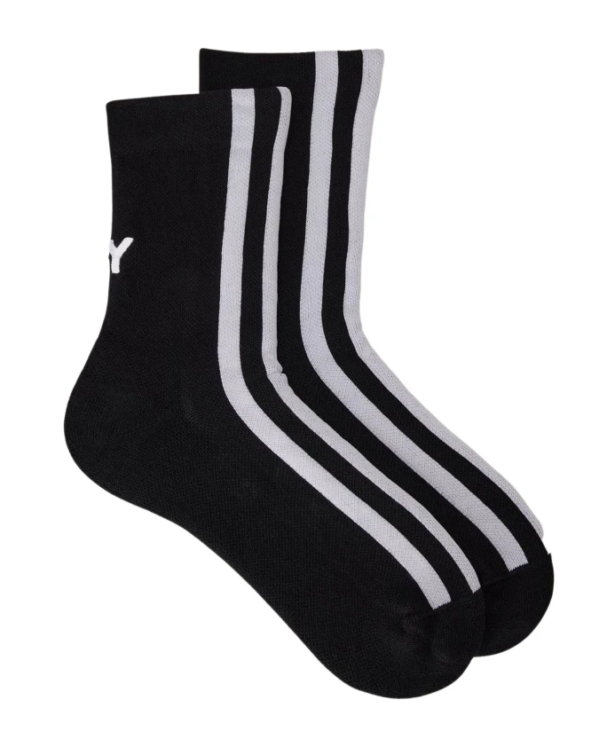 

Черные носки с тремя полосками Y-3, черный