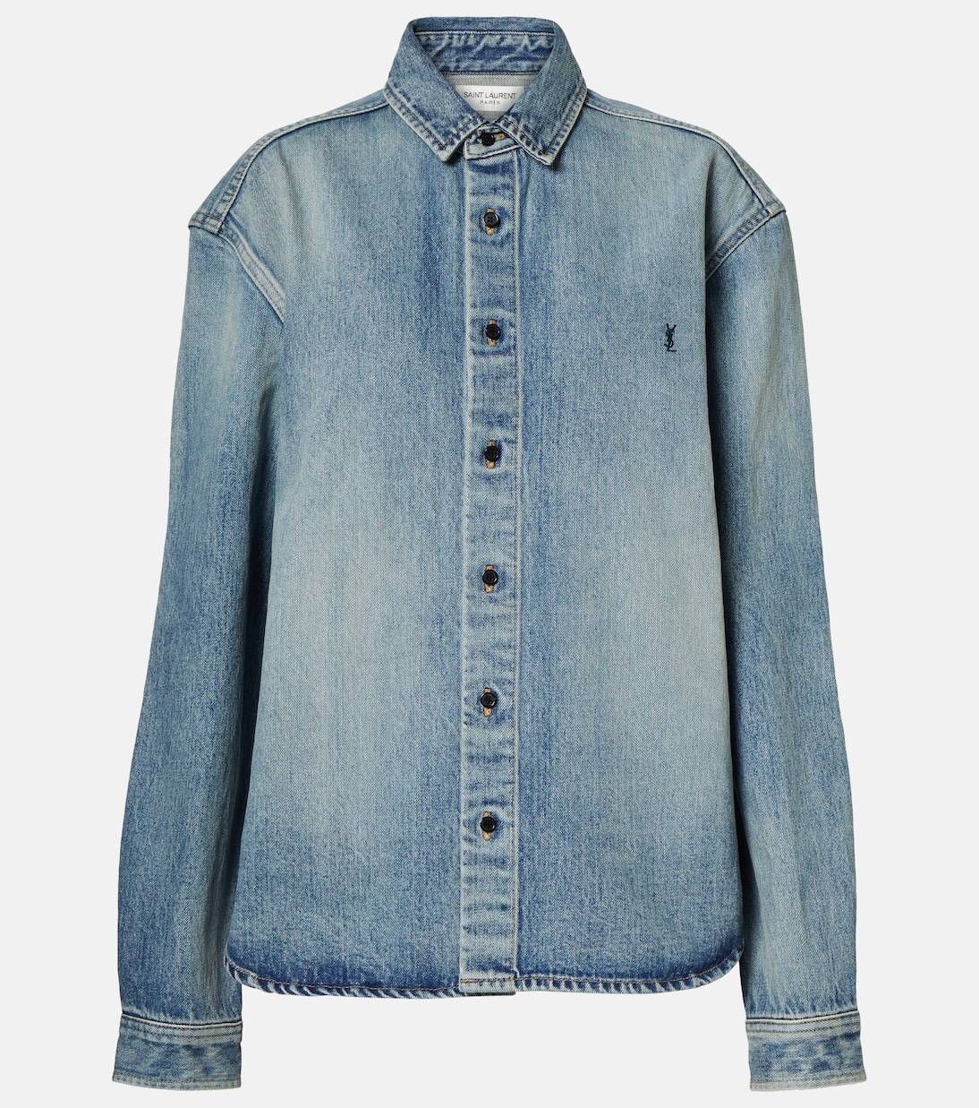 

Кассандр джинсовая рубашка Saint Laurent, Jean Blue