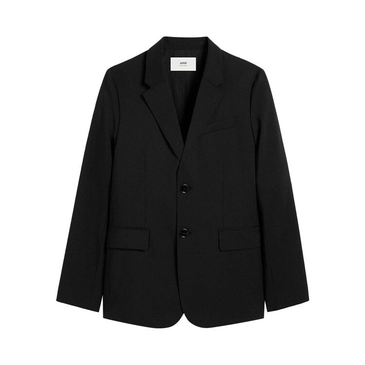 

Куртка Ami Classic Two Buttons Jacket Black, черный