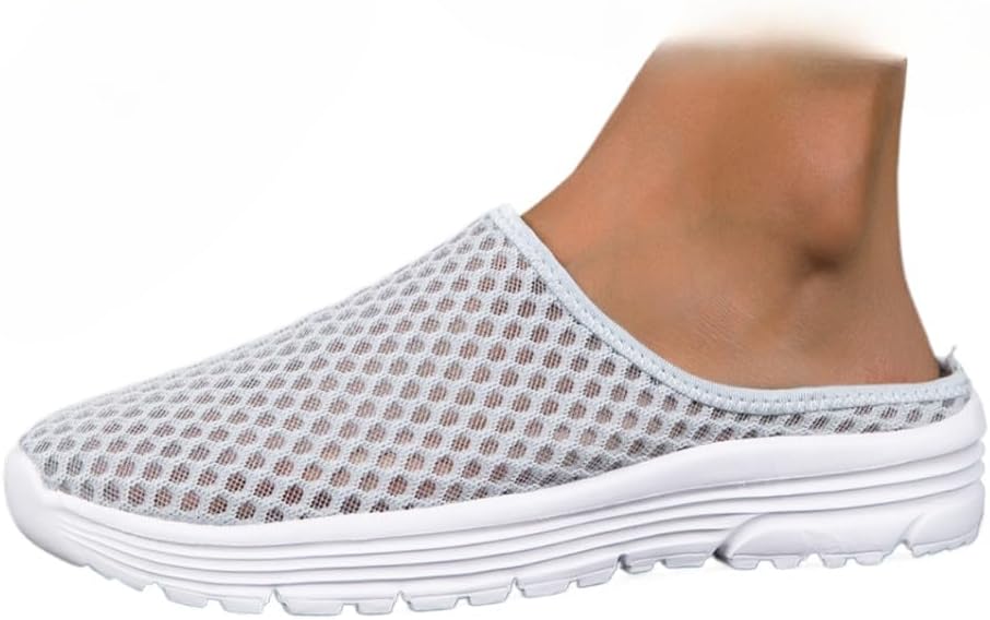 

Мужские теннисные туфли без задника на платформе с дышащей сеткой Geerta, серый