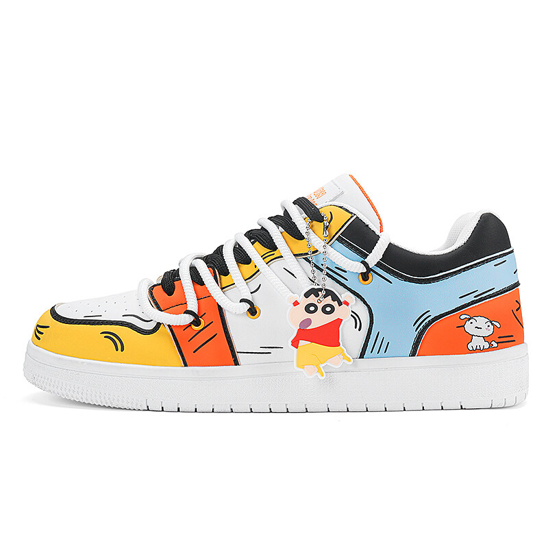 

Кроссовки Crayon Shinchan/Crayon Shinchan Skateboarding Shoes Unisex Low-top, цвет Electric mother yellow