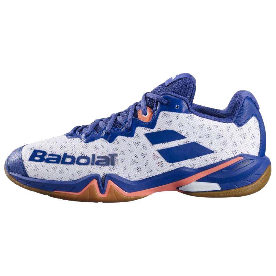

Babolat Кроссовки для бадминтона SHADOW 4 с противоскользящей подошвой и износостойкими вставками, мужские, белые, синие