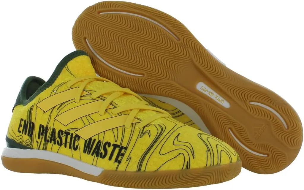 Кроссовки Adidas Gamemode Knit PB для игры в помещении, унисекс, Impact Yellow/Beam Yellow/Green Oxide — фото 4