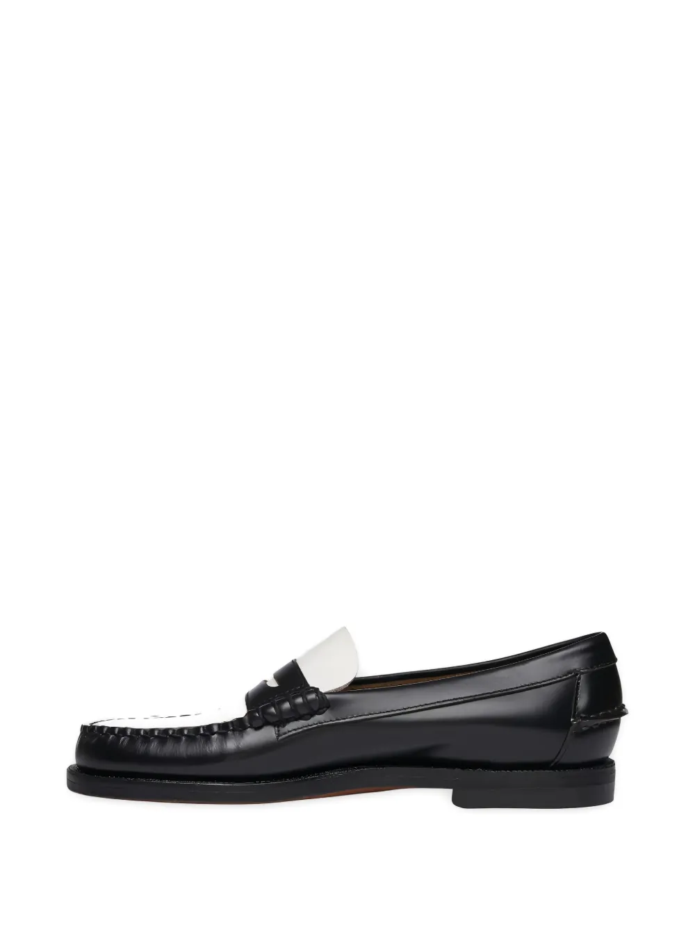 Лоферы из двухцветной кожи Sebago, черный — фото 2