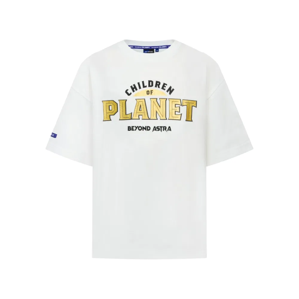 Детская футболка Earth Organic белая от Children Of Planet — фото 4