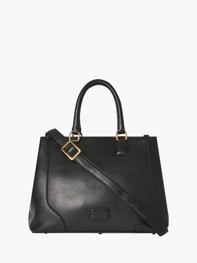 

Сумка-хобо из оксфордской кожи OSPREY LONDON, Black