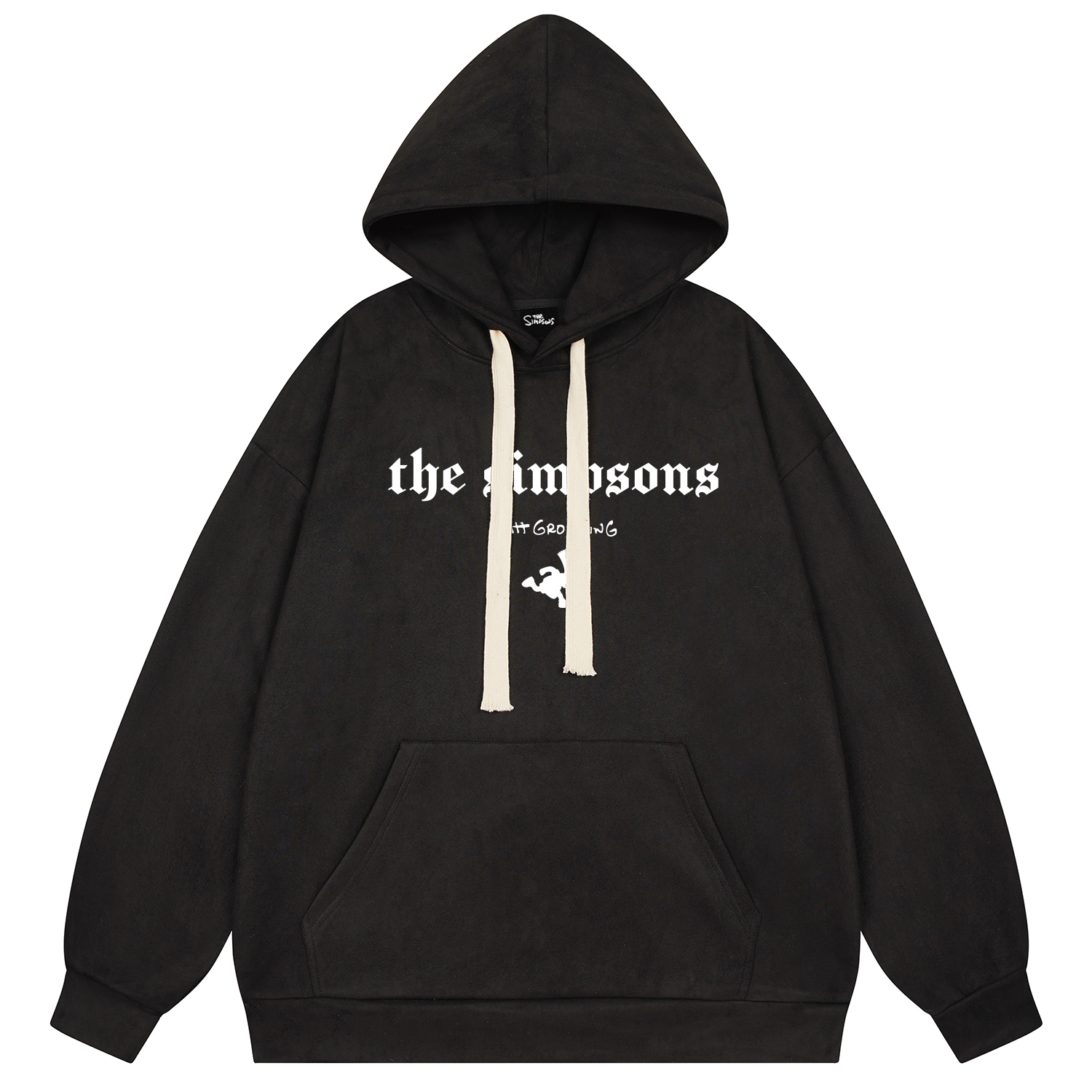 

Свитшот для осени и зимы унисекс The Simpsons, черный