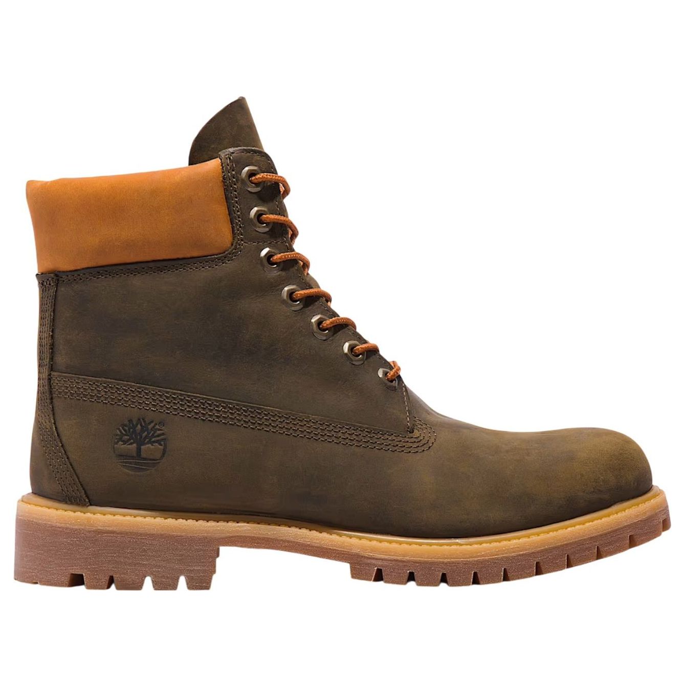 Водонепроницаемые ботинки Timberland 6 Inch Premium, цвет «оливково-коричневый» — фото 2