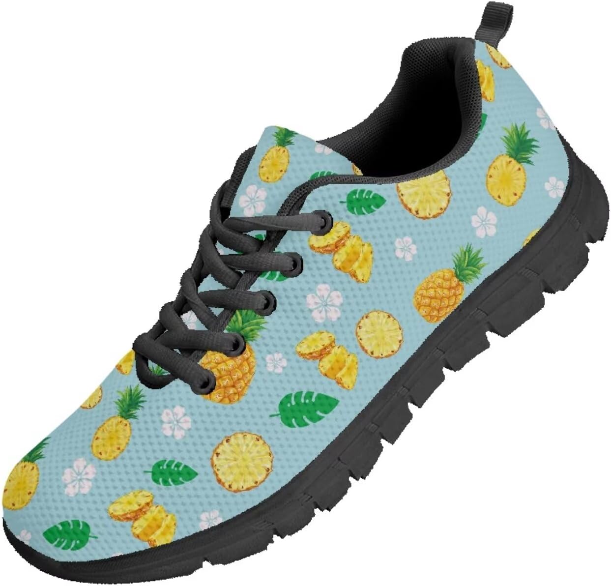 

Мужские кроссовки Funnydude Funny Print для бега, осенние удобные легкие кроссовки для тренировок, Pineapple