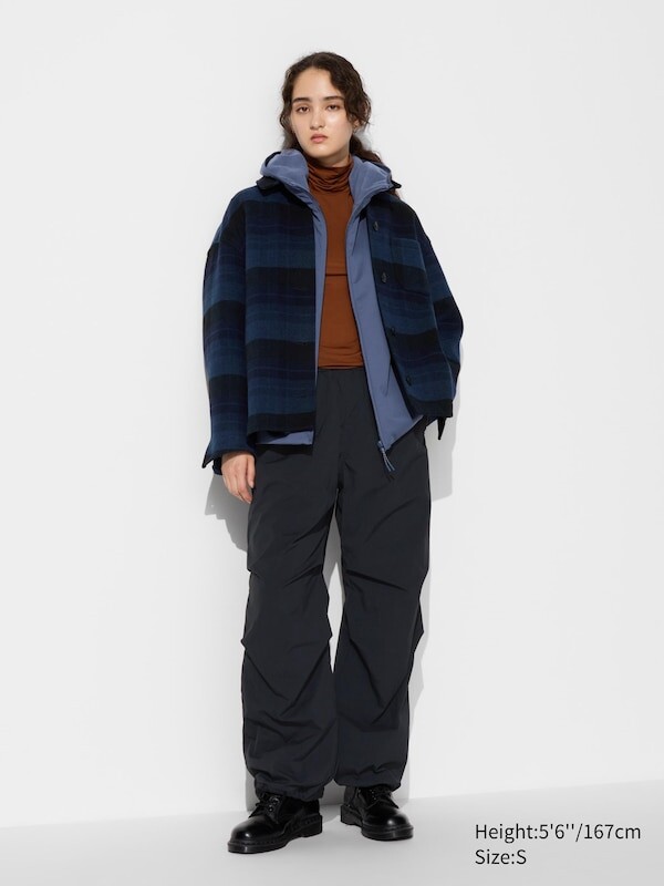 

Брюки-Парашют heattech Uniqlo, черный