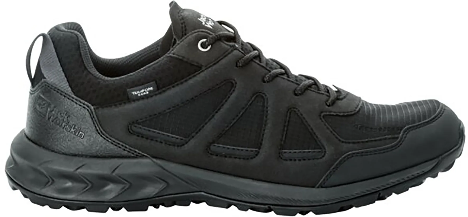 Кроссовки Jack Wolfskin "WOODLAND 2 TEXAPORE LOW M", водонепроницаемые, черный — фото 2