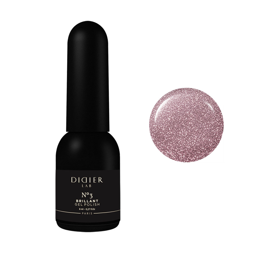 

Гель-Лак для ногтей gel polish brillant Didier Lab, цвет nr. 3, 8 мл