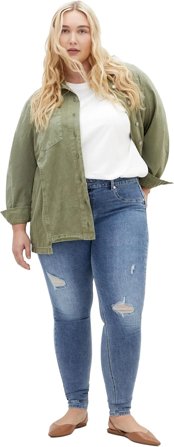 

City Chic Женские джинсы Plus Size H Nola