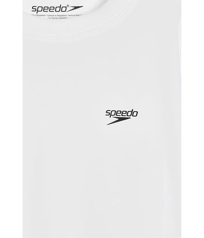 Футболка для плавания с длинным рукавом UV Swim Shirt Speedo Kids, White — фото 3