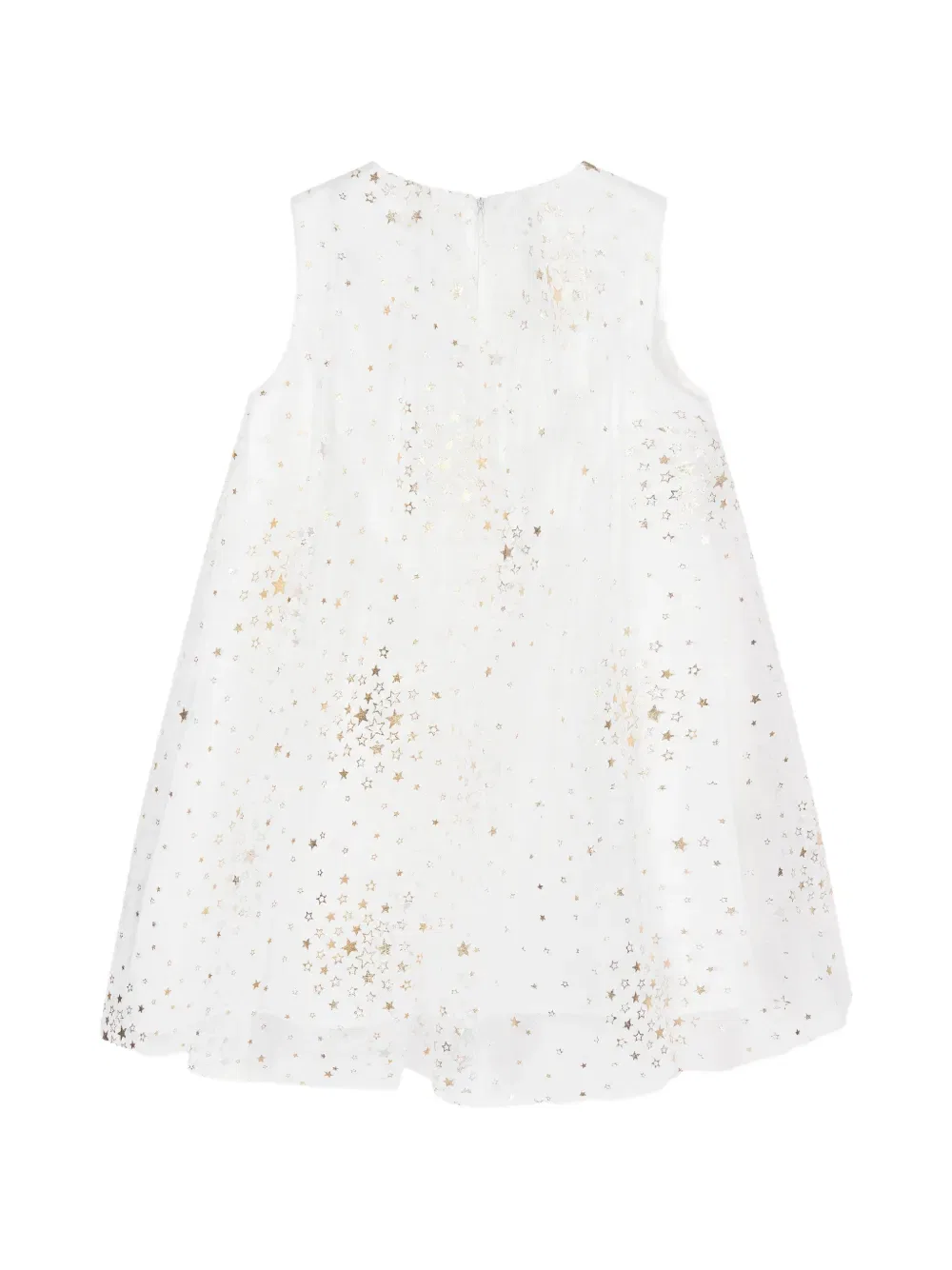 Многоярусное платье с принтом в виде звезд Dress & Fleur, белый — фото 4