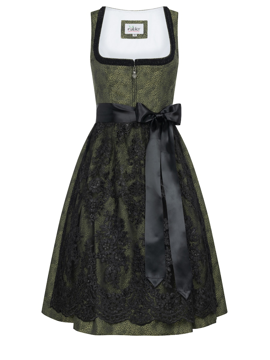 

Широкая юбка в сборку Trachtenhof Nübler Midi Leo, зеленый