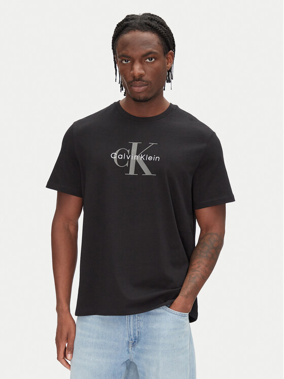 

Футболка обычного кроя Hero Monologo LV04RB862G Calvin Klein Jeans, черный