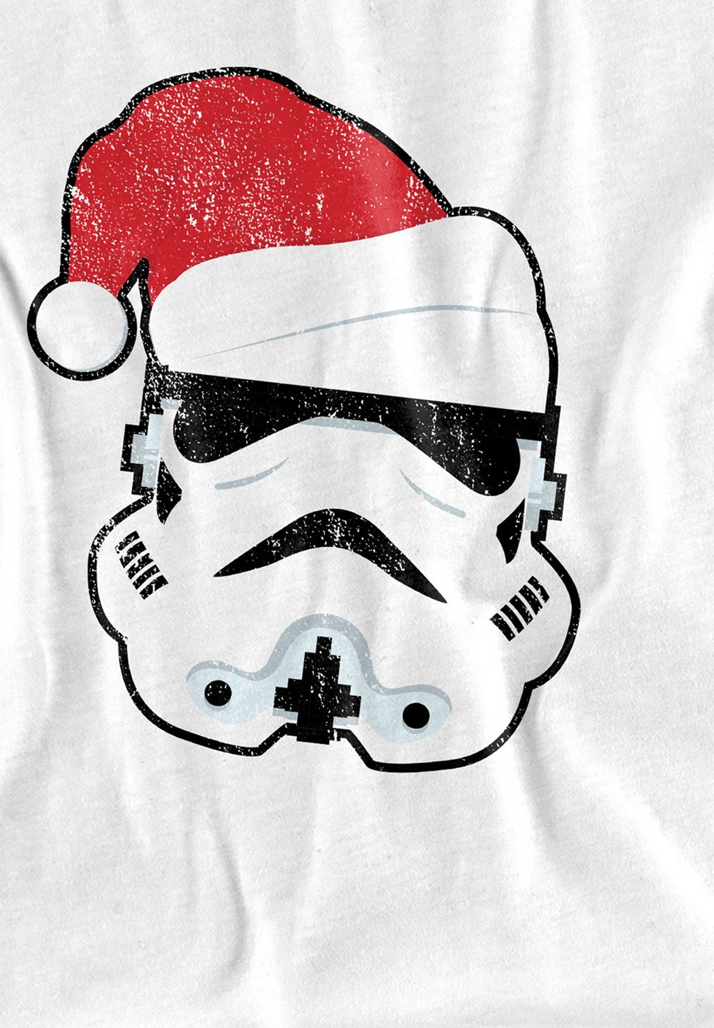 

Футболка с принтом STAR WARS CHRISTMAS STORM TROOPER SANTA Marvel, белый