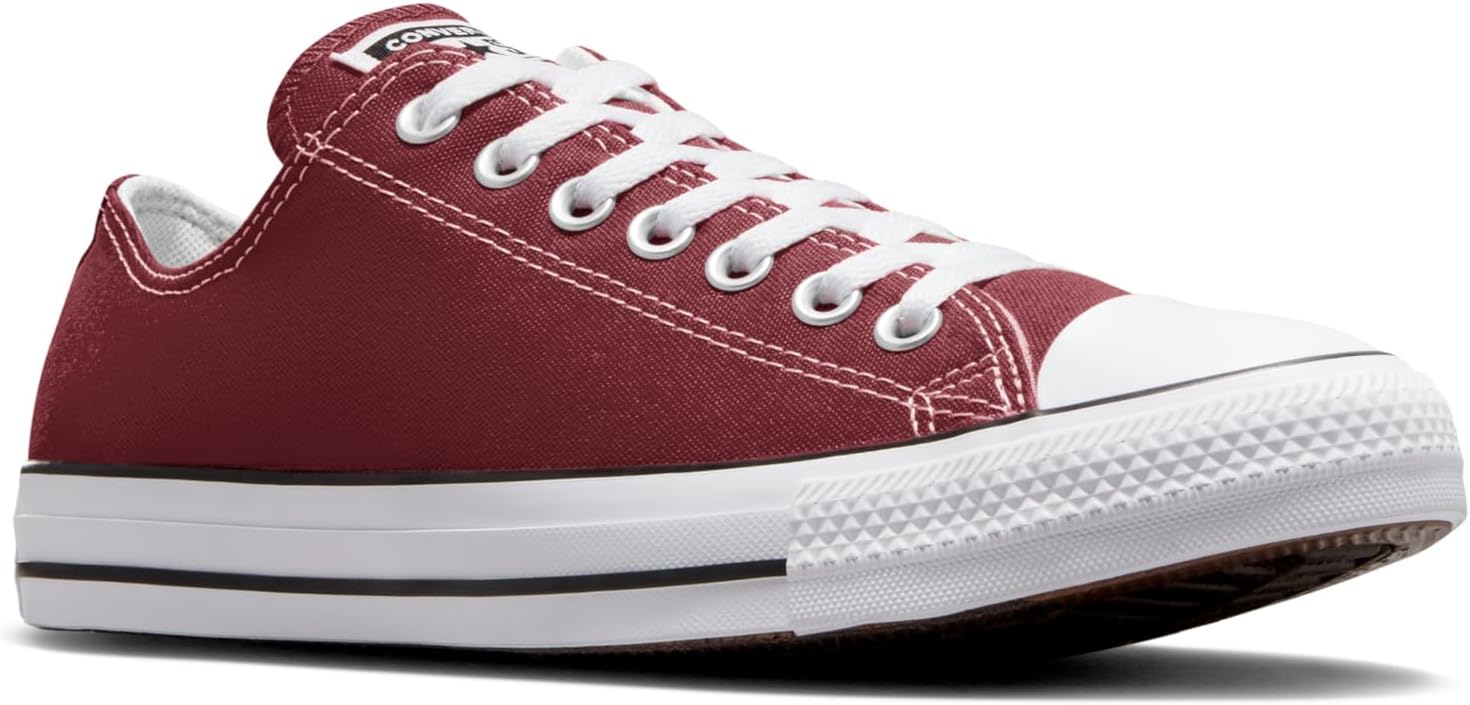 Кроссовки Converse Chuck Taylor All Star Low Top для взрослых унисекс, бордовый — фото 4