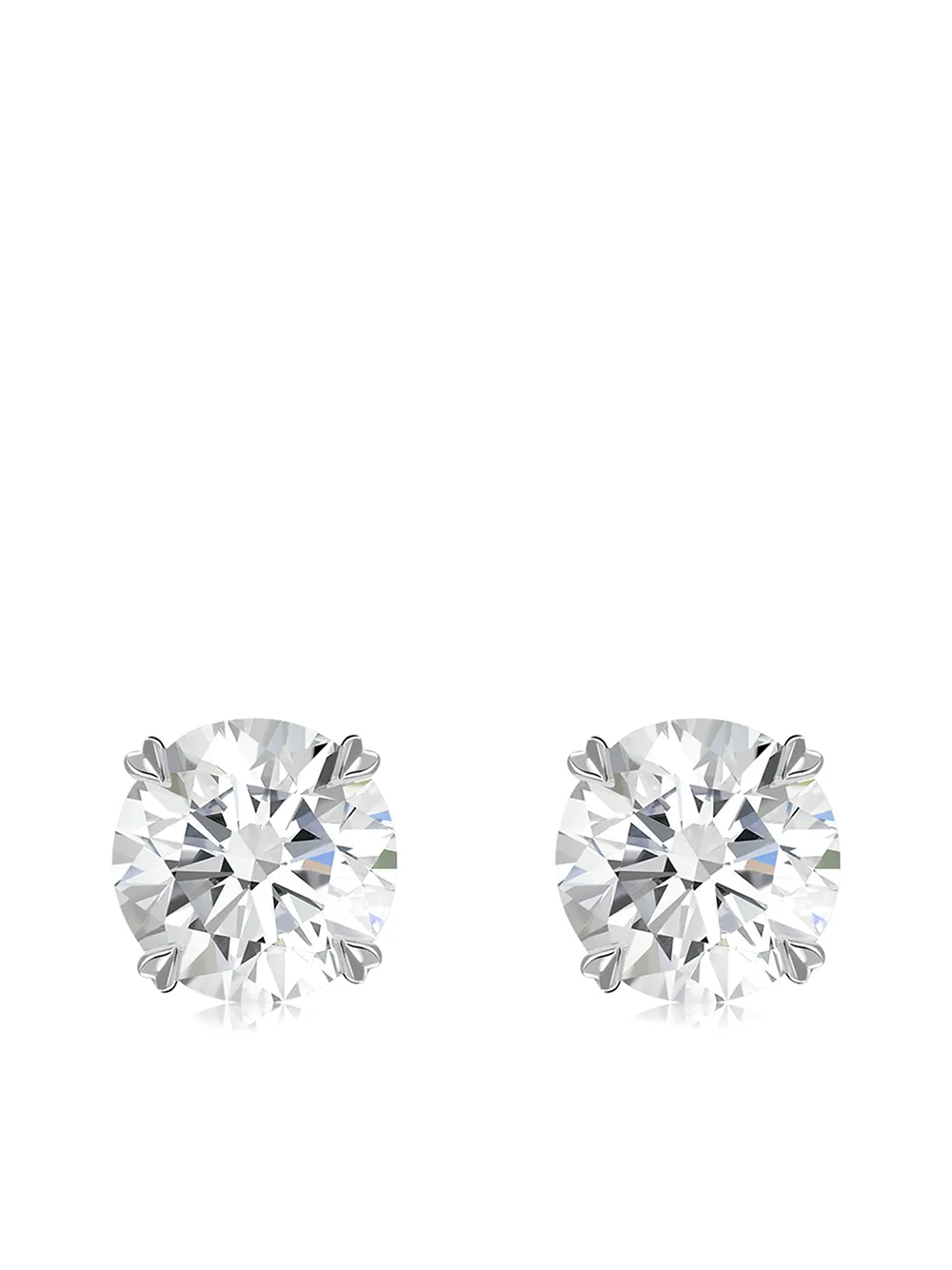 

Серьги-гвоздики Windsor из белого золота с бриллиантами Pragnell, серебяный