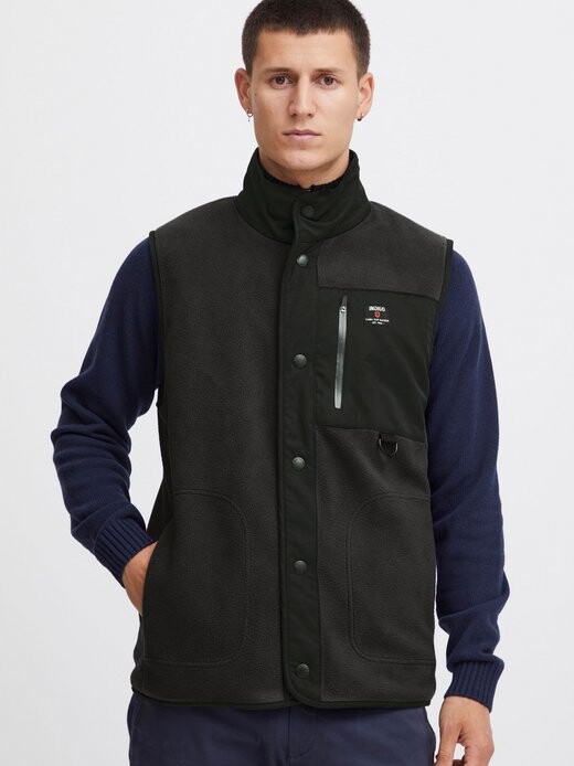 

Флисовый жилет idmajs Indicode, серый