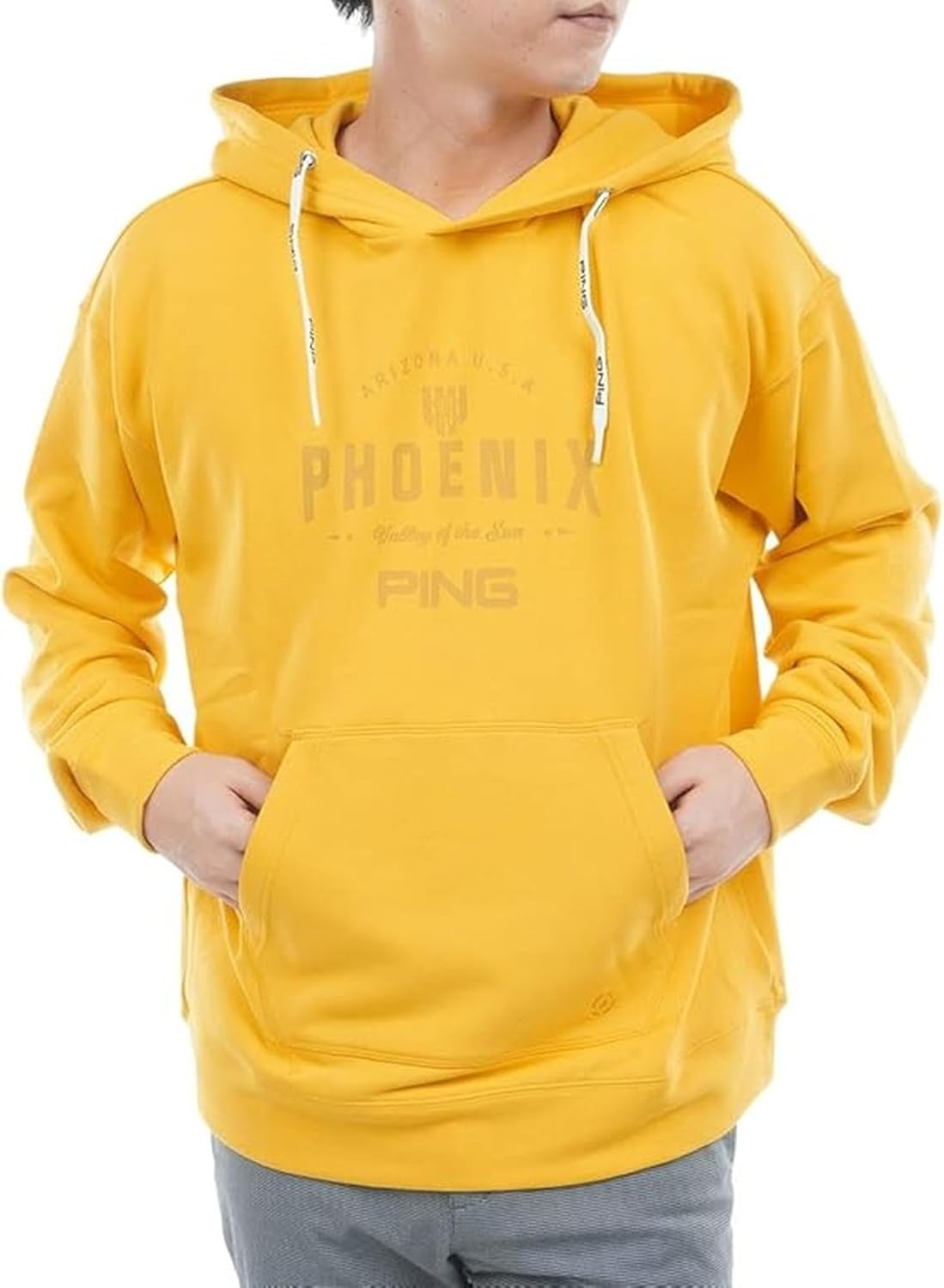 

Толстовка с капюшоном Ping 621-5262900 для мужчин (Dry Mix: впитывающая, быстросохнущая) / для гольфа, желтый