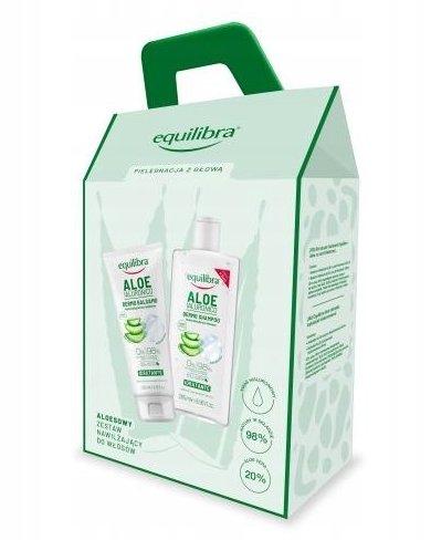 

Набор для ухода за волосами Equilibra Aloe с гиалуроновой кислотой Шампунь 265 мл + Кондиционер 200 мл