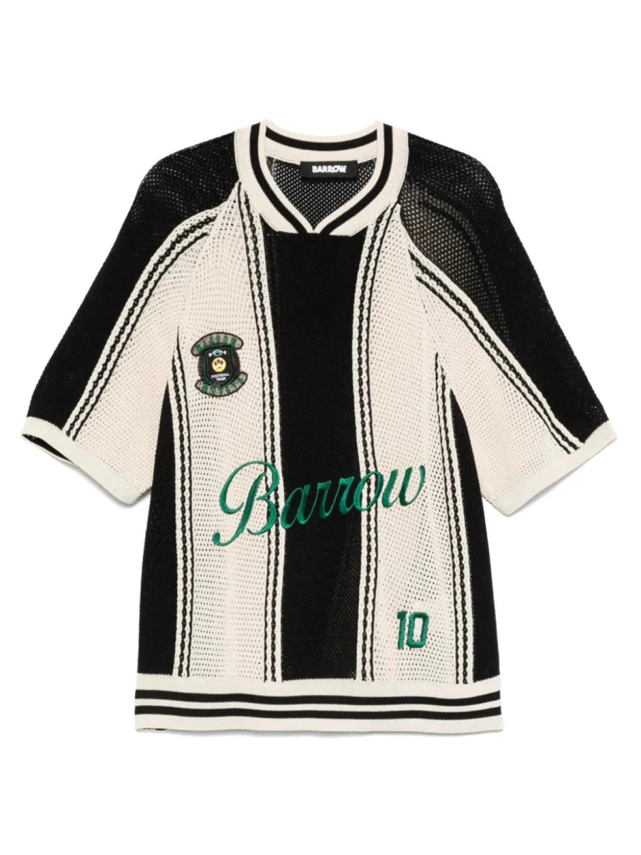 

Футболка с вышитым логотипом BARROW, черный