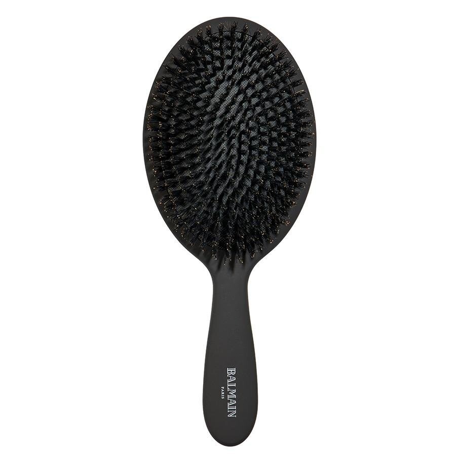 

Balmain Luxury Spa Brush, роскошная щетка для волос с дикой щетиной, черная