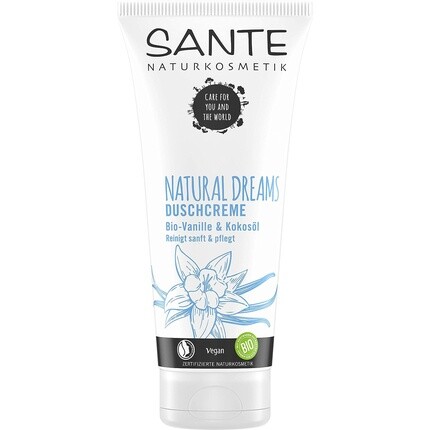 

Крем для душа Natural Dreams с органическим маслом ванили и кокоса, 200 мл, Sante Naturkosmetik