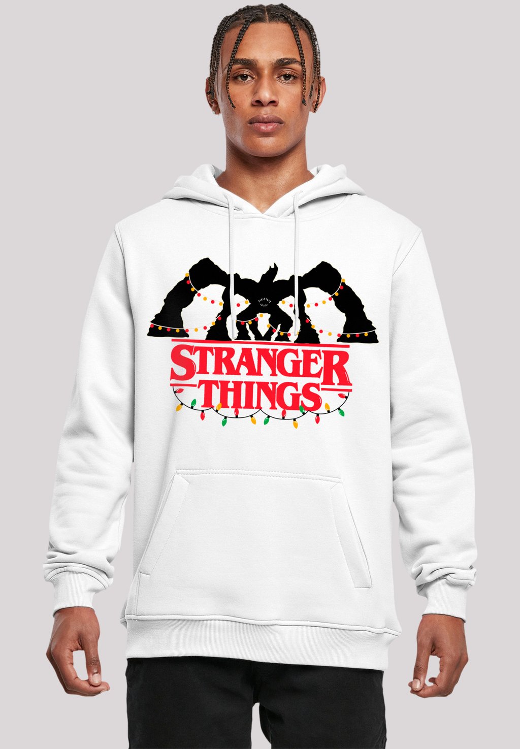 

Толстовка STRANGER THINGS DEMOGORGON LIGHTS NETFLIX TV SERIES - Hoodie F4NT4STIC, белый
