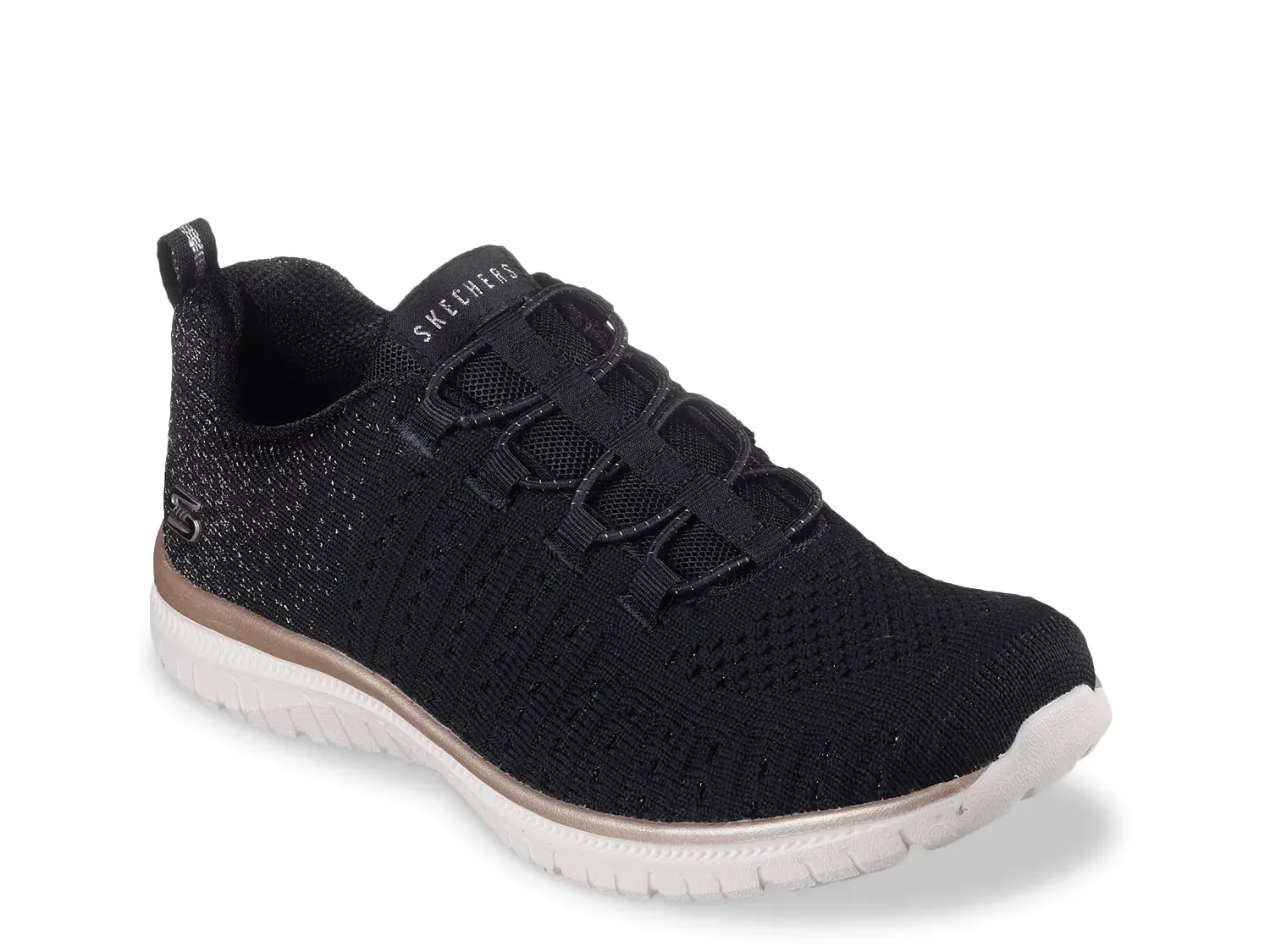 Женские слипоны Virtue Lucent Skechers, Black