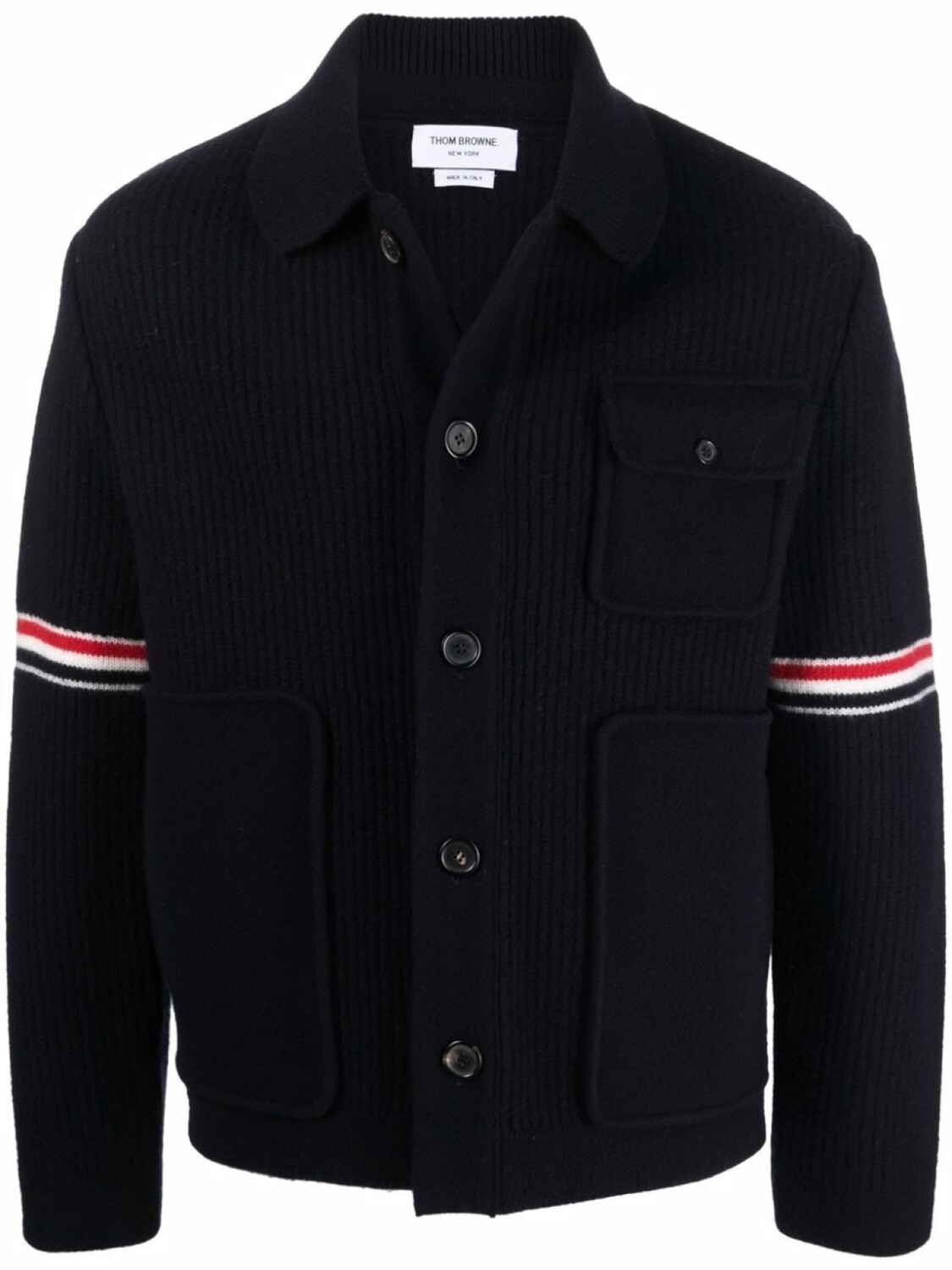 

Thom Browne кардиган с полосками RWB, синий