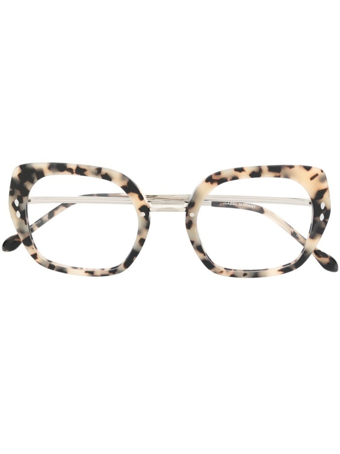 

Очки в массивной оправе черепаховой расцветки Isabel Marant Eyewear, коричневый