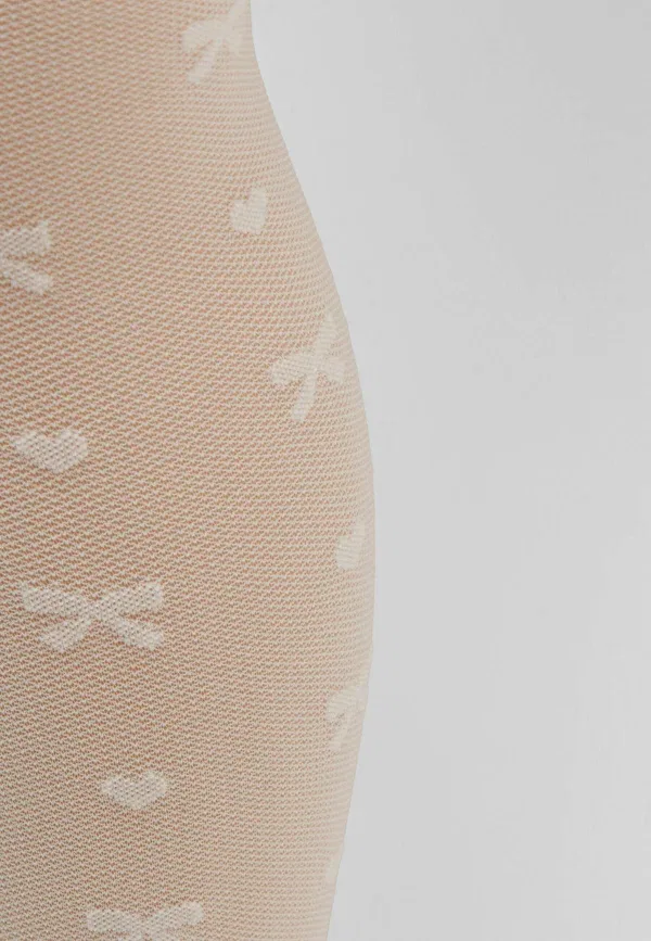 Колготки 30 ден с бантами Calzedonia, розовые