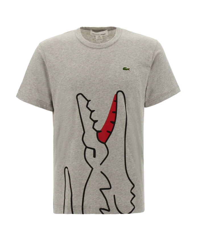 

Повседневная хлопковая футболка Comme Des Garçons, серый