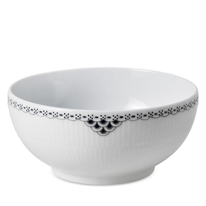 

Черная кружевная чаша Royal Copenhagen, мультиколор