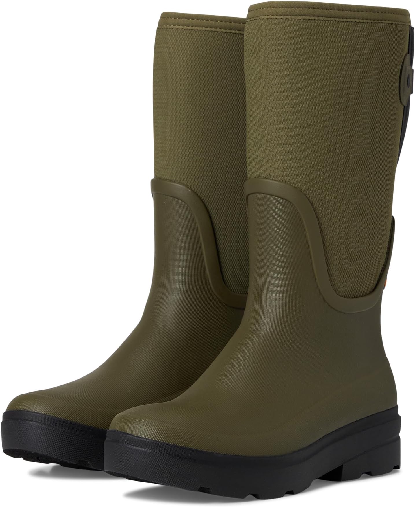 Ботинки Bogs Hazel Tall Adjustable Calf, оливковый