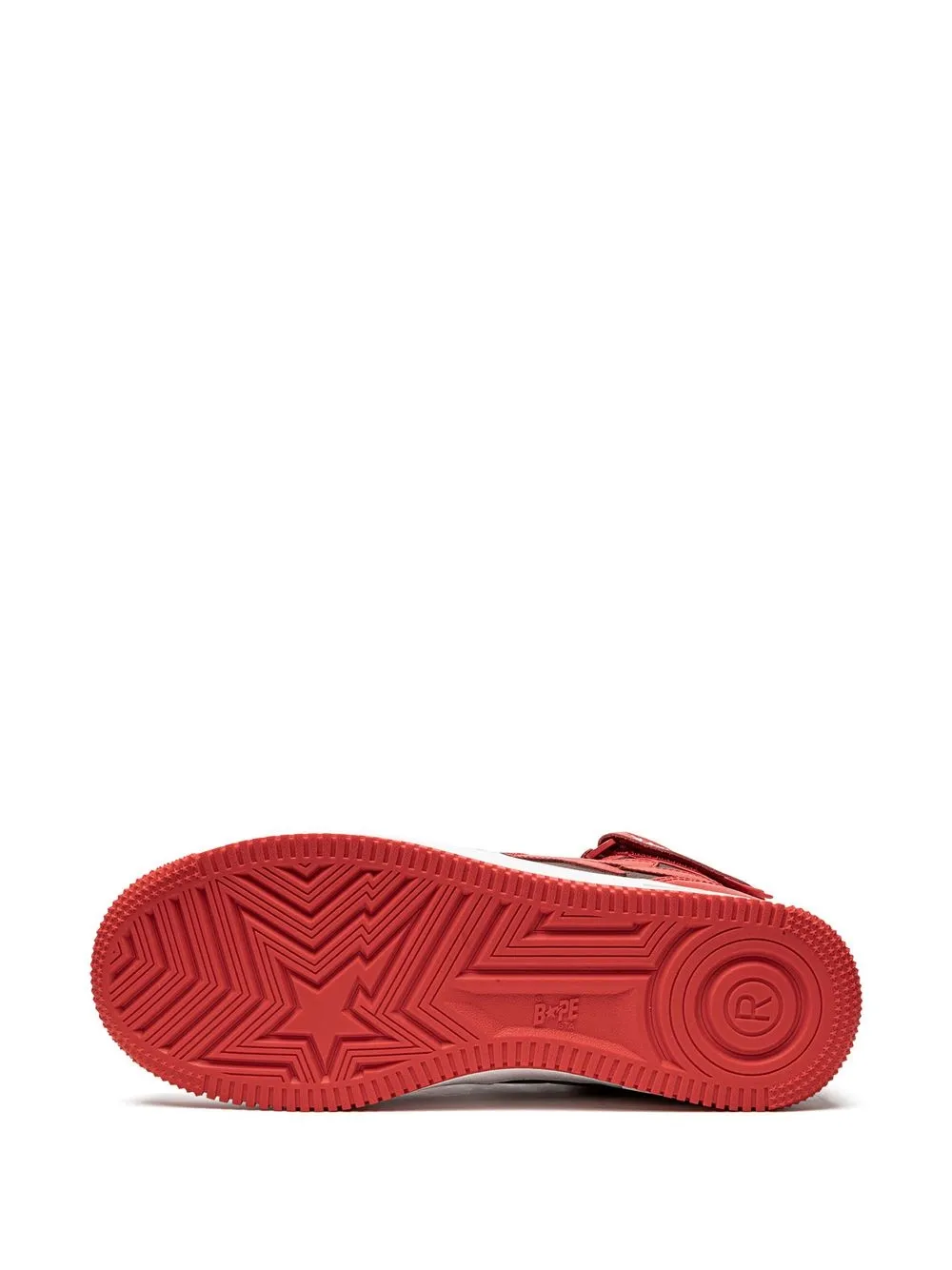 Кроссовки BAPE STA MI #2 M2 A BATHING APE, красный — фото 4
