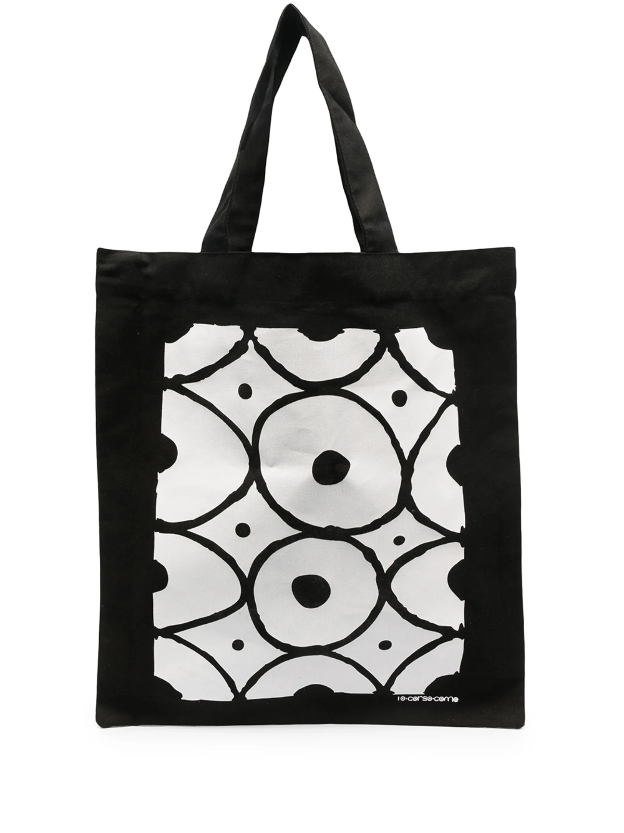 

Сумка-тоут с графичным принтом 10 Corso Como, черный