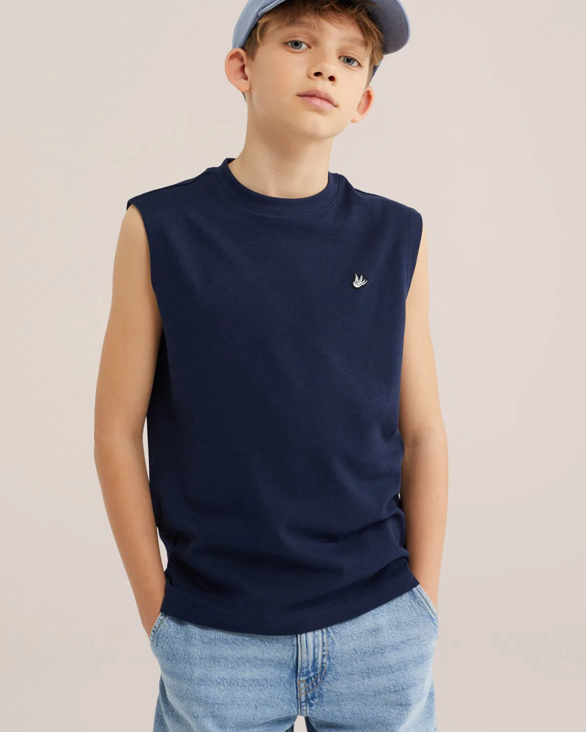 Рубашка We Fashion темно-синего цвета — фото 3