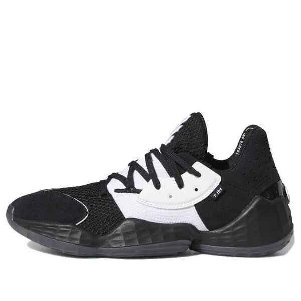 

Кроссовки harden vol. 4 'black white' Adidas, черный