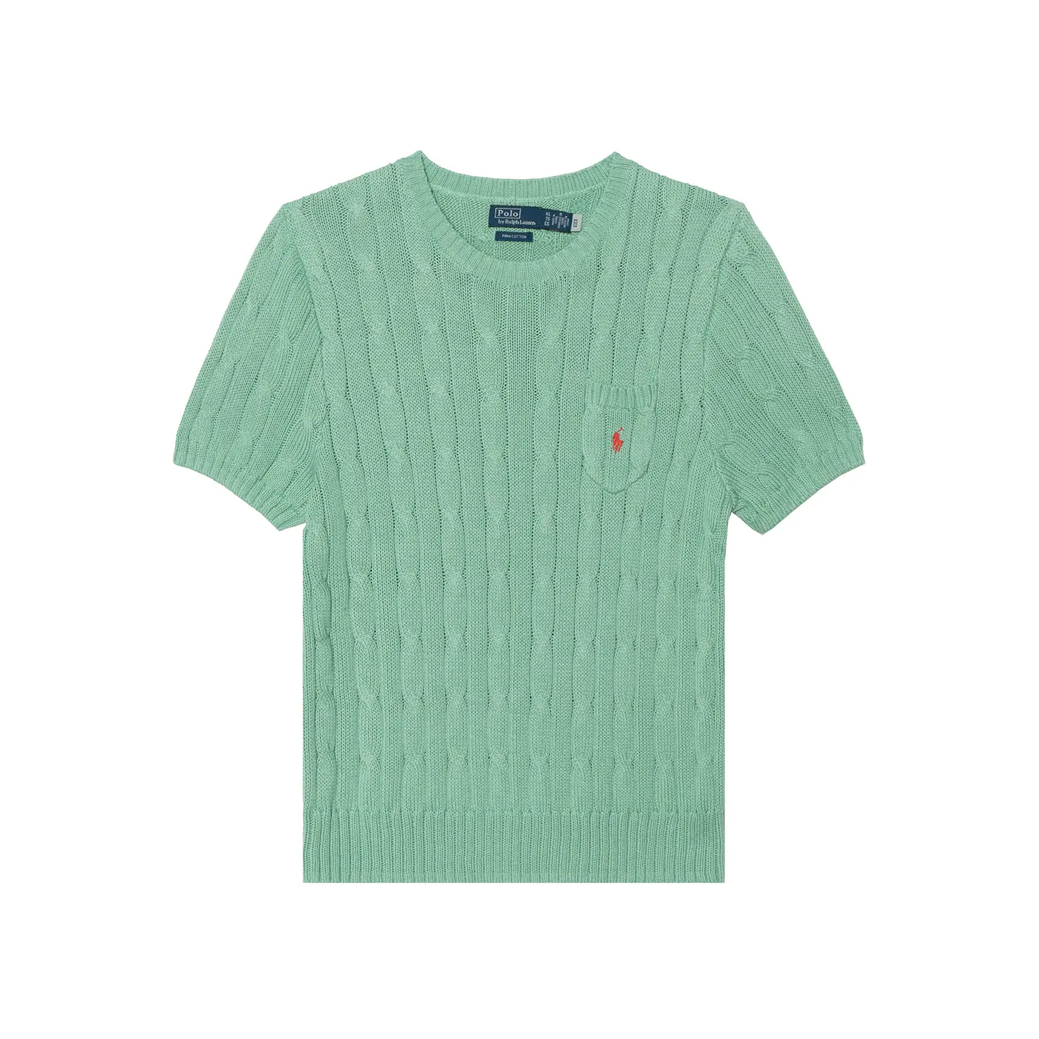 

Polo Ralph Lauren Топ с коротким рукавом, кабельная вязка