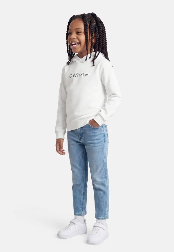 Худи унисекс с логотипом Calvin Klein Jeans, White