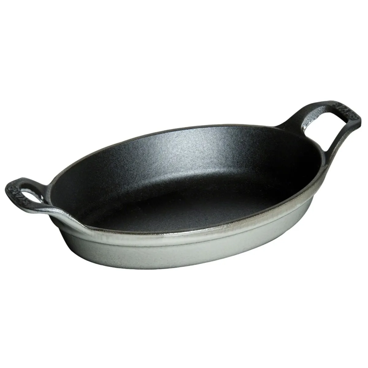 

Мини-овальный блюдце Staub, темно-серый