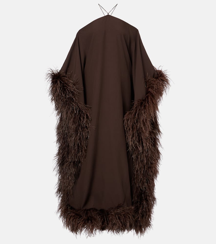 

Sza Sza Extravaganza кафтан из крепа кади Taller Marmo, Chocolate